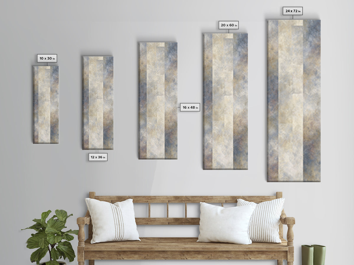 Subtle Motivational Symbol Using Arrows Without Text Canvas Print, Office Art, Abstract Art, Office Decor, Focus, OFF-1x3-51