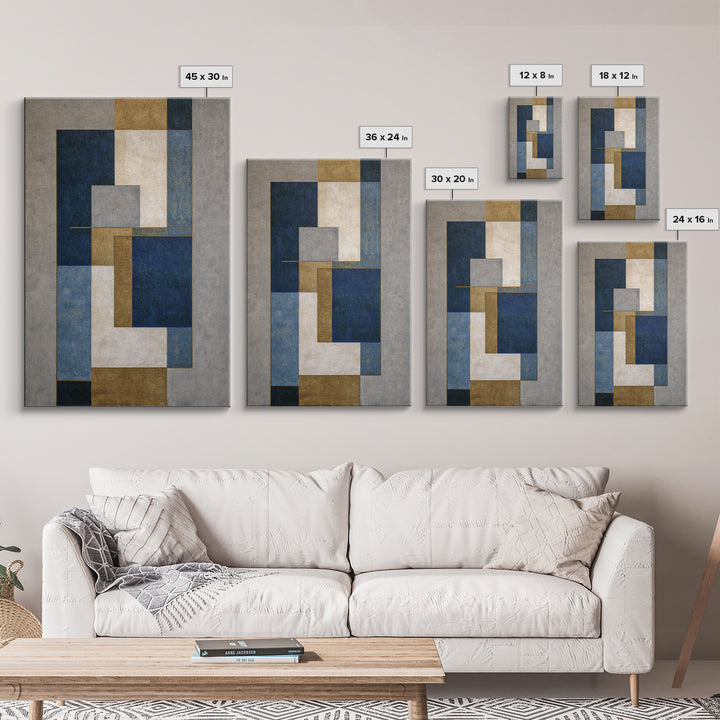 Clean Abstract Geometry Canvas Print, Office Art, Art Deco, Office Decor, Focus, Bedroom Wall Art, Downloadable Prints, OFF-2x3-57
