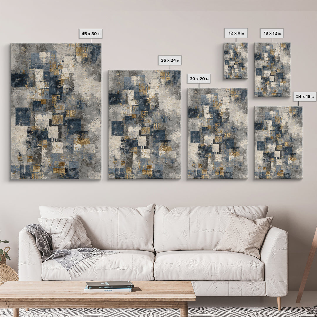 Clean Abstract Geometry Canvas Print, Office Art, Art Deco, Office Decor, Focus, Bedroom Wall Art, Downloadable Prints, OFF-2x3-81