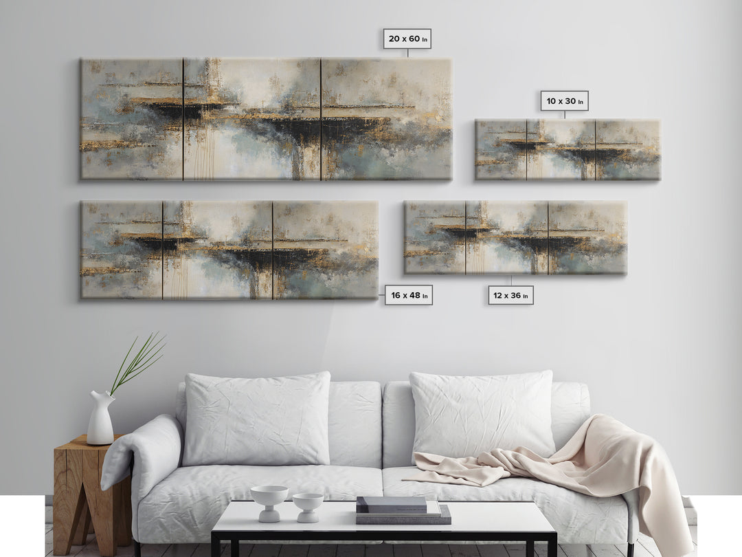 Monochrome Bridge Structure Canvas Print, Office Art, Digital Wall Art, Office Decor, Abstract Art, Focus, Dopamine Decor, OFF-3x1-26