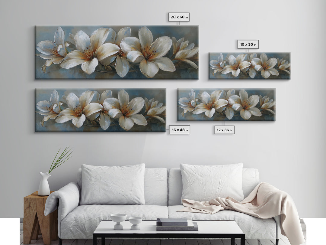 Desk Plant Botanical Closeup Canvas Print, Office Art, Office Decor, Watercolor Art, Focus, Canvas Wall Art, Abstract Art, OFF-3x1-80