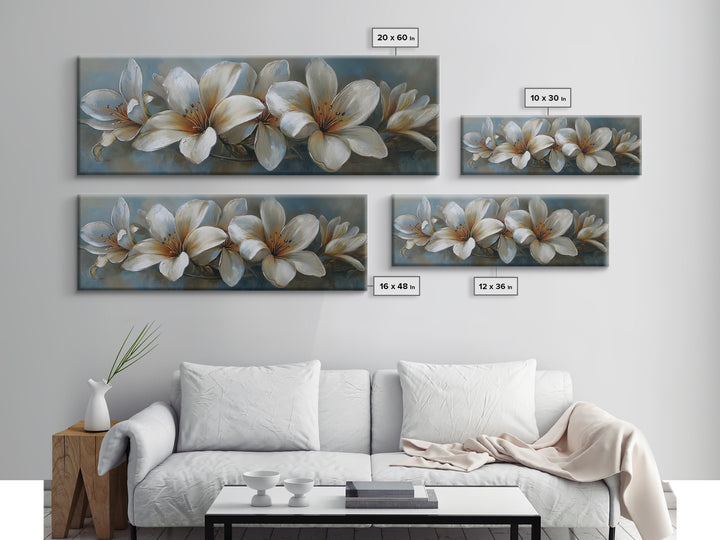 Desk Plant Botanical Closeup Canvas Print, Office Art, Office Decor, Watercolor Art, Focus, Canvas Wall Art, Abstract Art, OFF-3x1-80
