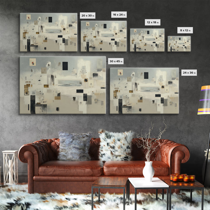 Dignified Neutral Landscape Canvas Print, Office Art, Living Room Decor, Office Decor, Fine Art, Focus, Fine Art Print, OFF-3x2-11