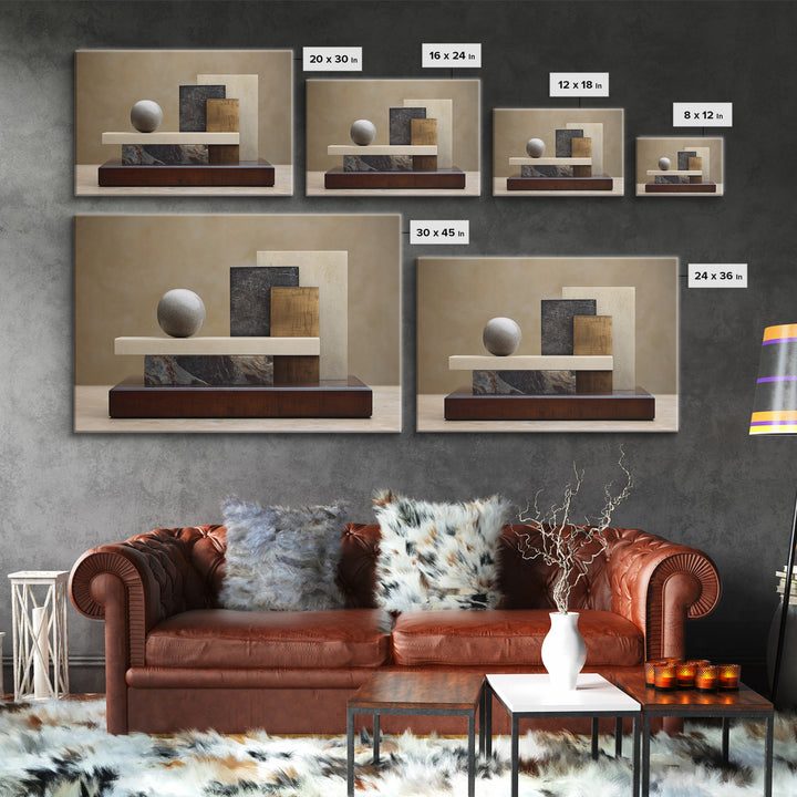 Balanced Stone Composition Canvas Print, Office Art, Wall Prints, Office Decor, Abstract Art, Focus, Cubicle Decor, OFF-3x2-52