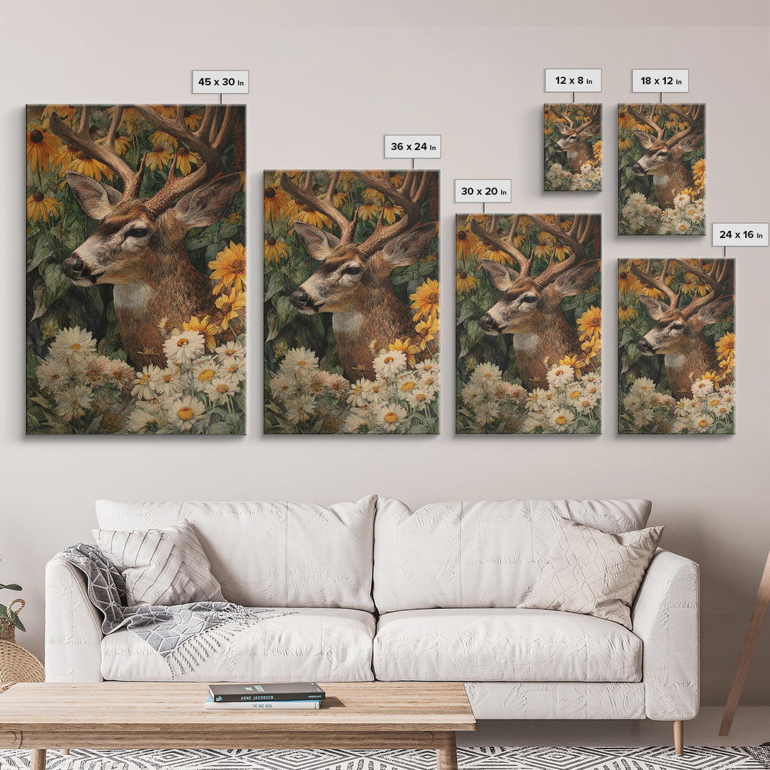 Butterfly Garden with Zinnias and Daisies Canvas Print, Patio Art, Metal Wall Art, Patio Decor, Oil Painting, Outdoor, PAT-2x3-45