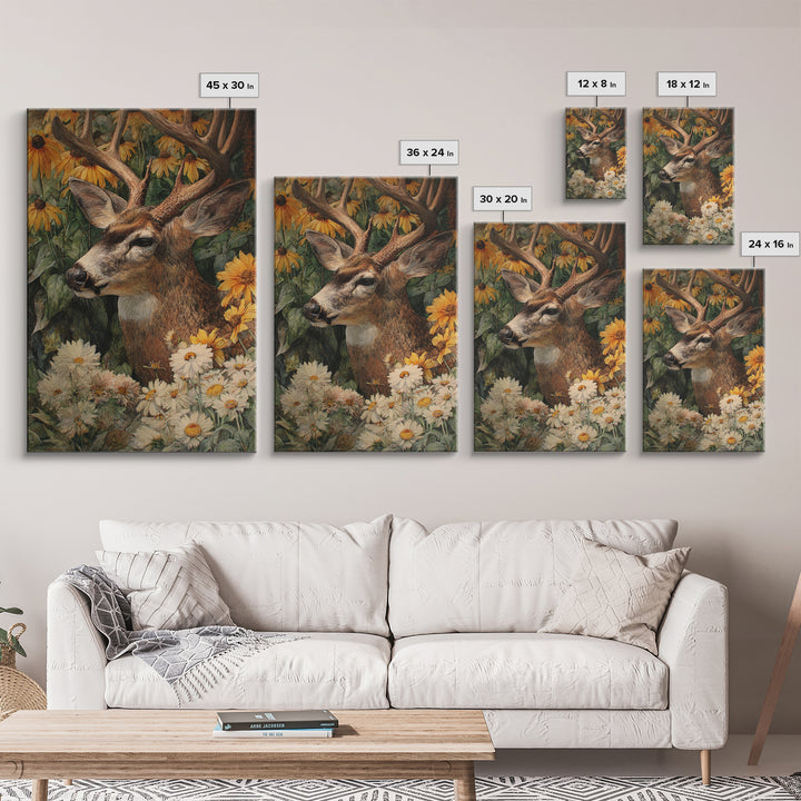 Butterfly Garden with Zinnias and Daisies Canvas Print, Patio Art, Metal Wall Art, Patio Decor, Oil Painting, Outdoor, PAT-2x3-45