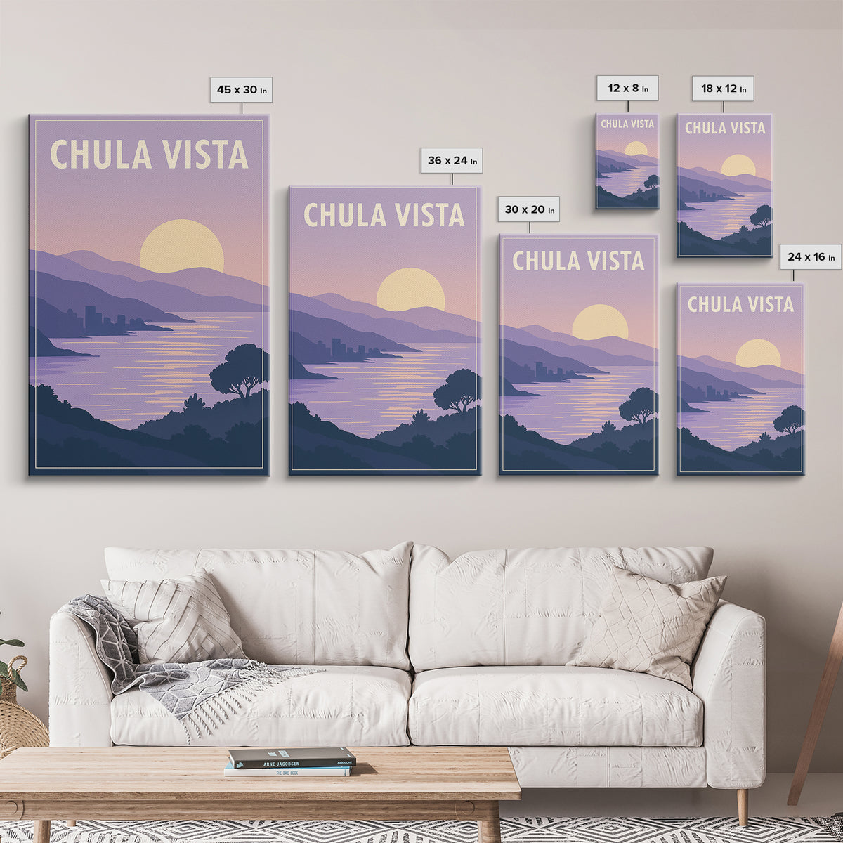 Chula Vista California Travel Poster, Canvas Print, Mid Century City Wall Art, Chula Vista Travel Art, Poster Art, Vintage Travel Print