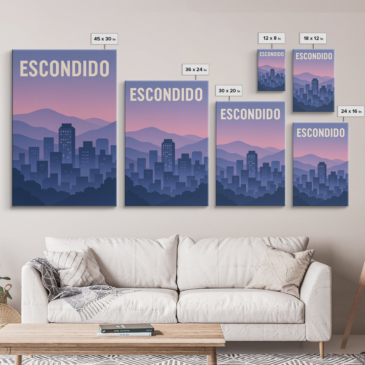 Escondido California Travel Poster, Canvas Print, Vintage Travel Poster Art, Escondido Wall Art, Travel Poster Art, Gift For Travelers