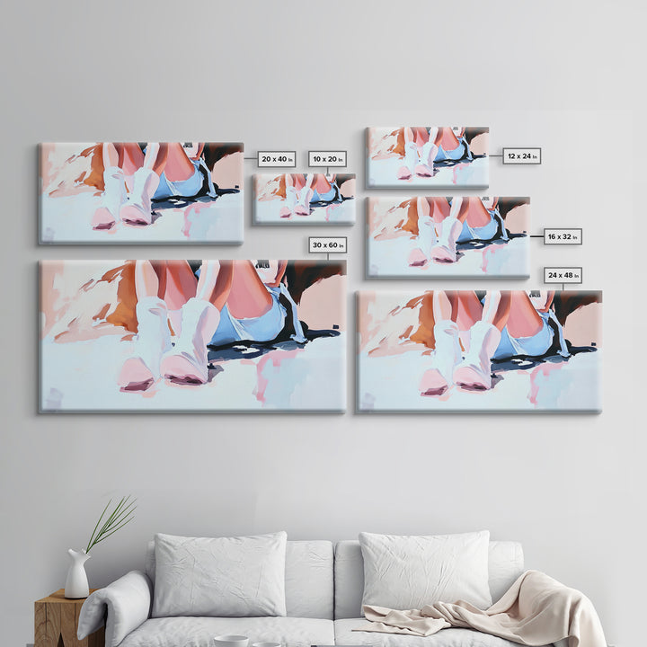 Cowgirl Boots, black cowgirl painting, rustic wall art, farmhouse decor, moody woman lying in bed painting, framed canvas print