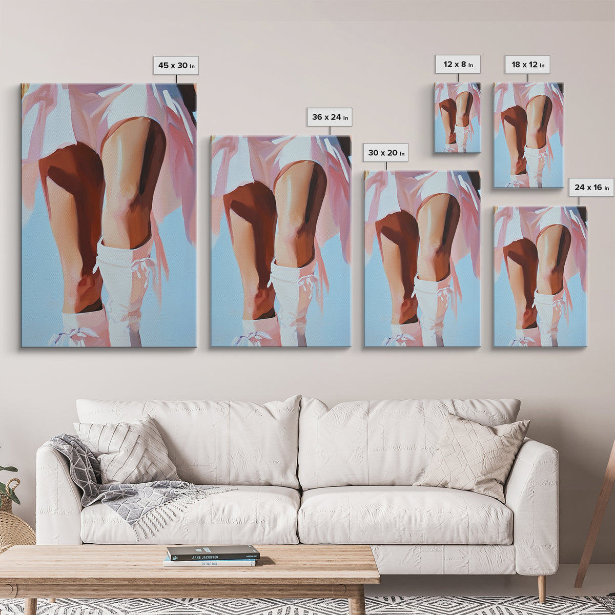 Cowgirl Boots, black cowgirl painting, coastal cowgirl wall art, rustic decor, light pink wall art, western aesthetic, Framed Canvas Print