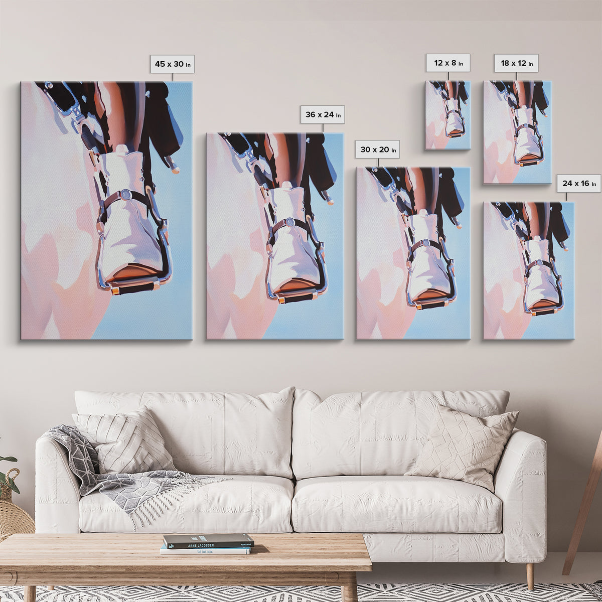 Pink Cowboy Boots, Coastal Cowgirl Art, Western Aesthetic, Framed Canvas Print, Rustic Decor, Light Pink Wall Art, Bedroom Art, Farmhouse Art, Gift Idea