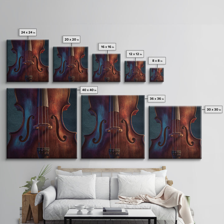 Cello Curve Closeup Framed Canvas Print, Recording Studio Art, Headphones Poster, Studio Decor, Analog, Fine Art Print, RSA-1x1-68