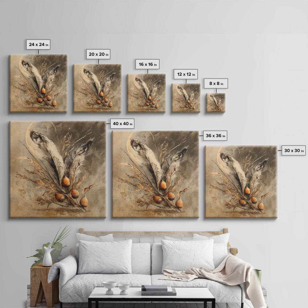 Buffalo Portrait with Western Texture Framed Canvas Print, Rustic Art, Farmhouse Wall Art, Farmhouse Decor, Fine Art, Rustic, RUS-1x1-70