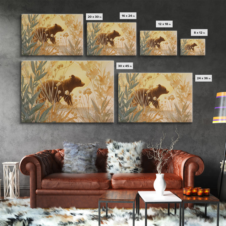 Buffalo Portrait with Western Texture Canvas Print, Rustic Art, Wood Wall Art, Farmhouse Decor, Rustic, Eclectic Wall Art, RUS-3x2-26