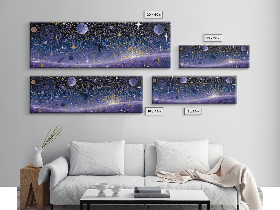 Space Station Silhouetted by Sunrise Canvas Print, Space Art, Abstract Wall Art, Spa Decor, Fine Art, Serenity, Fine Art Print, SAR-3x1-16