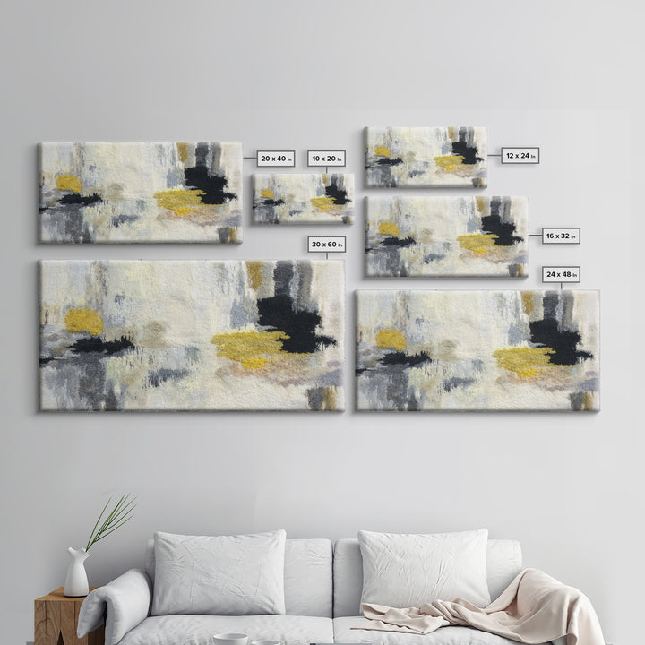 Scandinavian Textile Pattern Framed Canvas Print, Scandinavian Art, Textured Painting, Living Room Decor, Fine Art, Nordic, SCA-2x1-12