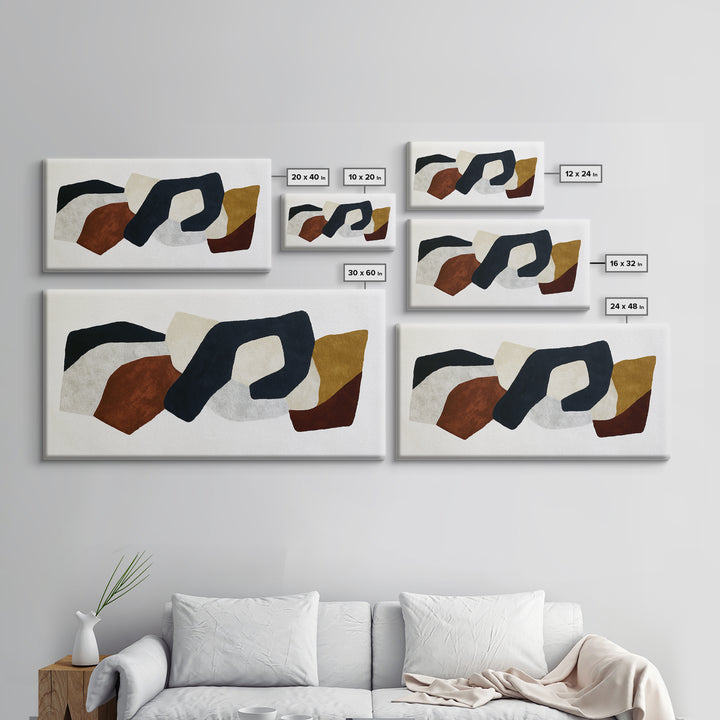 Soft Wool Texture Abstract Canvas Print, Scandinavian Art, Wall Art Print, Living Room Decor, Abstract Art, Nordic, SCA-2x1-63