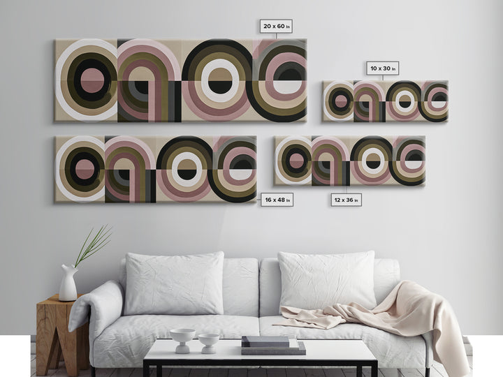 Scandinavian Textile Pattern Canvas Print, Scandinavian Art, Canvas Print, Living Room Decor, Fine Art, Nordic, SCA-3x1-8