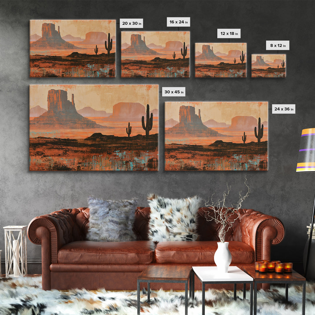 Tribal Blanket Abstract Without Sacred Copying Canvas Print, Southwestern Art, Oil Paintings, Southwestern Decor, Abstract Art, SOU-3x2-66