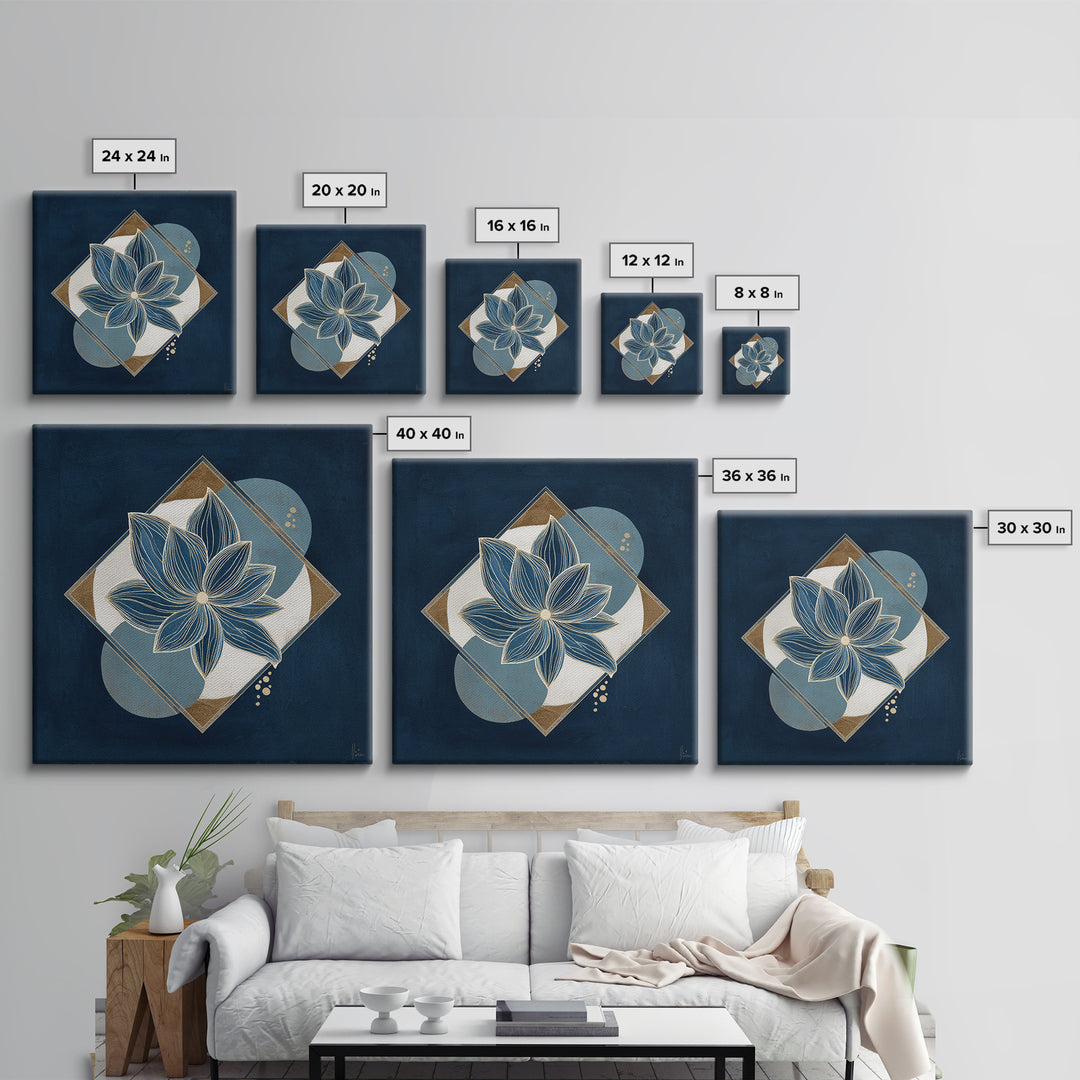 Sage and Ivory Geometric Calm Composition Framed Canvas Print, Spa Art, Neutral Decor, Spa Decor, Fine Art, Serenity, SPA-1x1-21