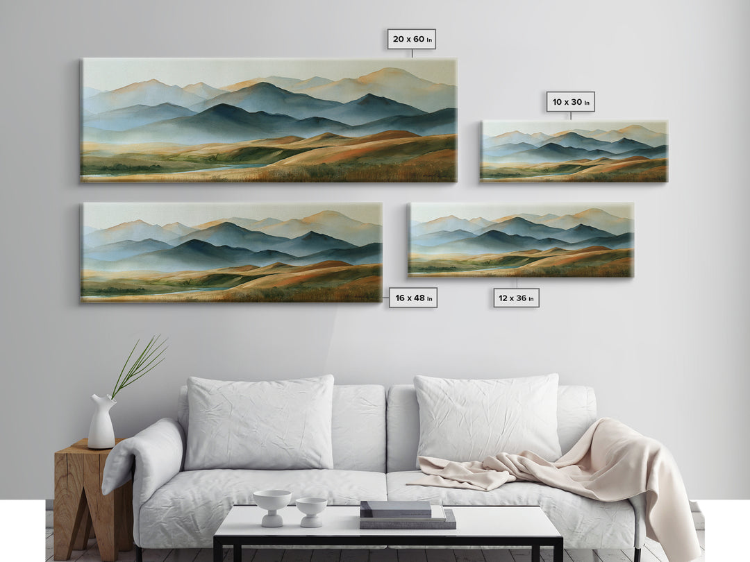 Mountain Sunrise as Awakening Symbol Canvas Print, Spiritual Art, Home Decor, Living Room Decor, Fine Art, Spirit, Wallart, SPI-3x1-85