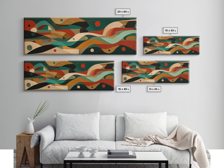 Skate Ramp Pattern Canvas Print, Street Art, Modern Decor, Living Room Decor, Fine Art, Urban, Poster, Wall Decor, Painting, STR-3x1-14
