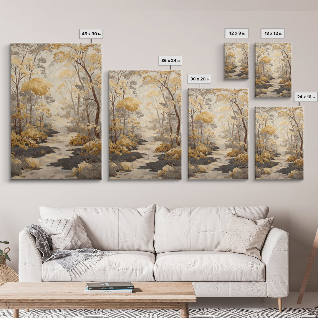 Classic Oil Painted Landscape Canvas Print, Traditional Art, Furry Art, Living Room Decor, Fine Art, Classic, Fine Art Print, TRA-2x3-57