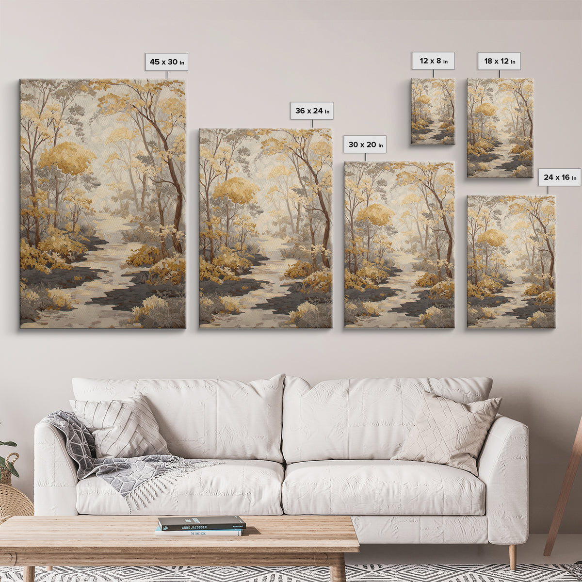 Classic Oil Painted Landscape Canvas Print, Traditional Art, Furry Art, Living Room Decor, Fine Art, Classic, Fine Art Print, TRA-2x3-57