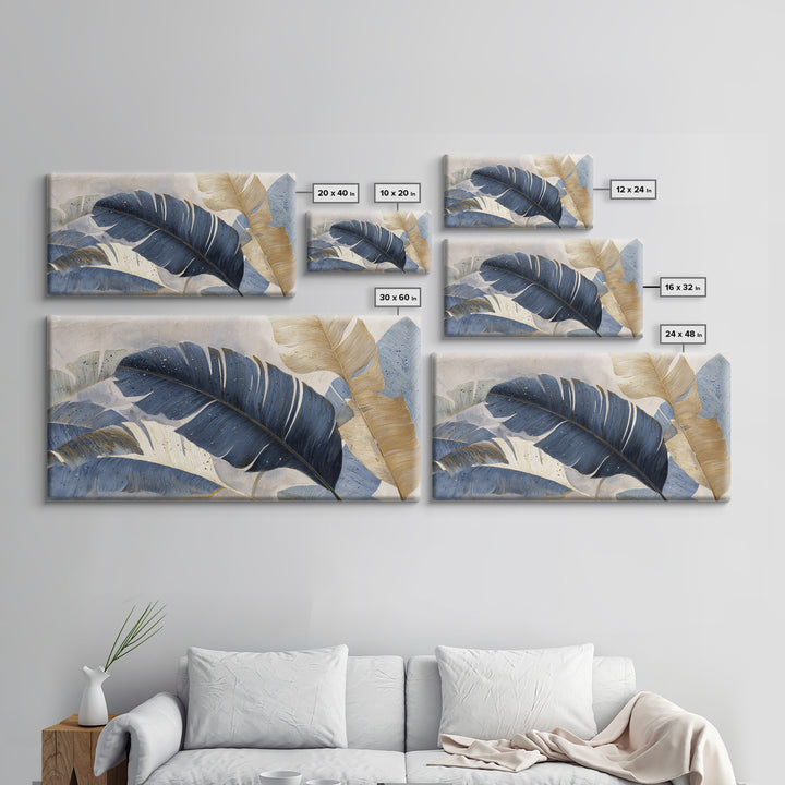Rain Soaked Palm Leaf Closeup Canvas Print, Tropical Art, Art Print, Living Room Decor, Fine Art, Tropic, Abstract Painting, TRO-2x1-17