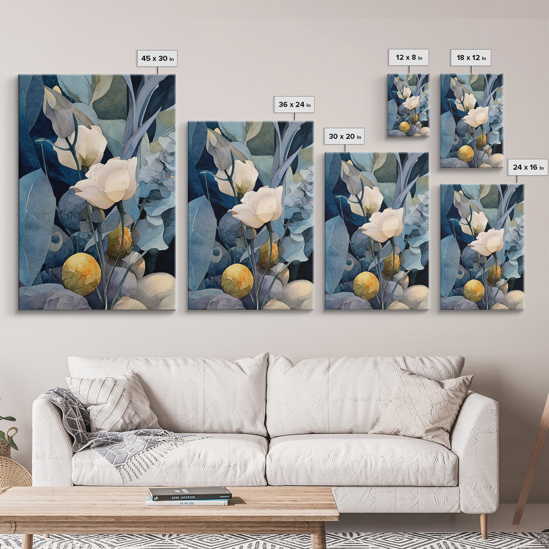 Tropical Fruit Market Arrangement Canvas Print, Tropical Art, Coastal Wall Art, Living Room Decor, Tropic, Beach Prints, TRO-2x3-71