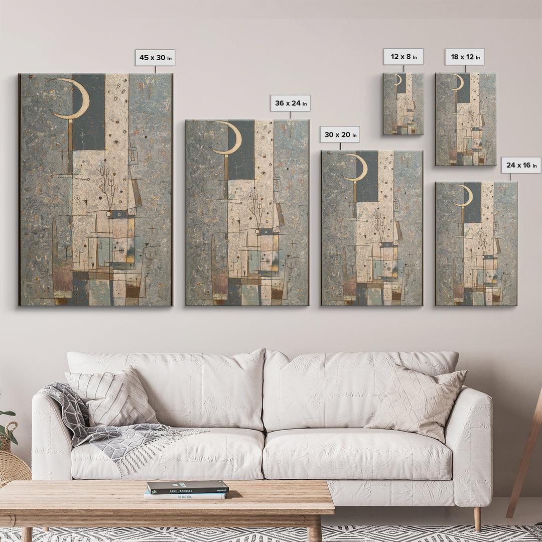 Rooftop Water Tower Canvas Print, Urban Art, Canvas Wall Art, Living Room Decor, Urban, Colorful Wall Art, Canvas Painting, URB-2x3-65
