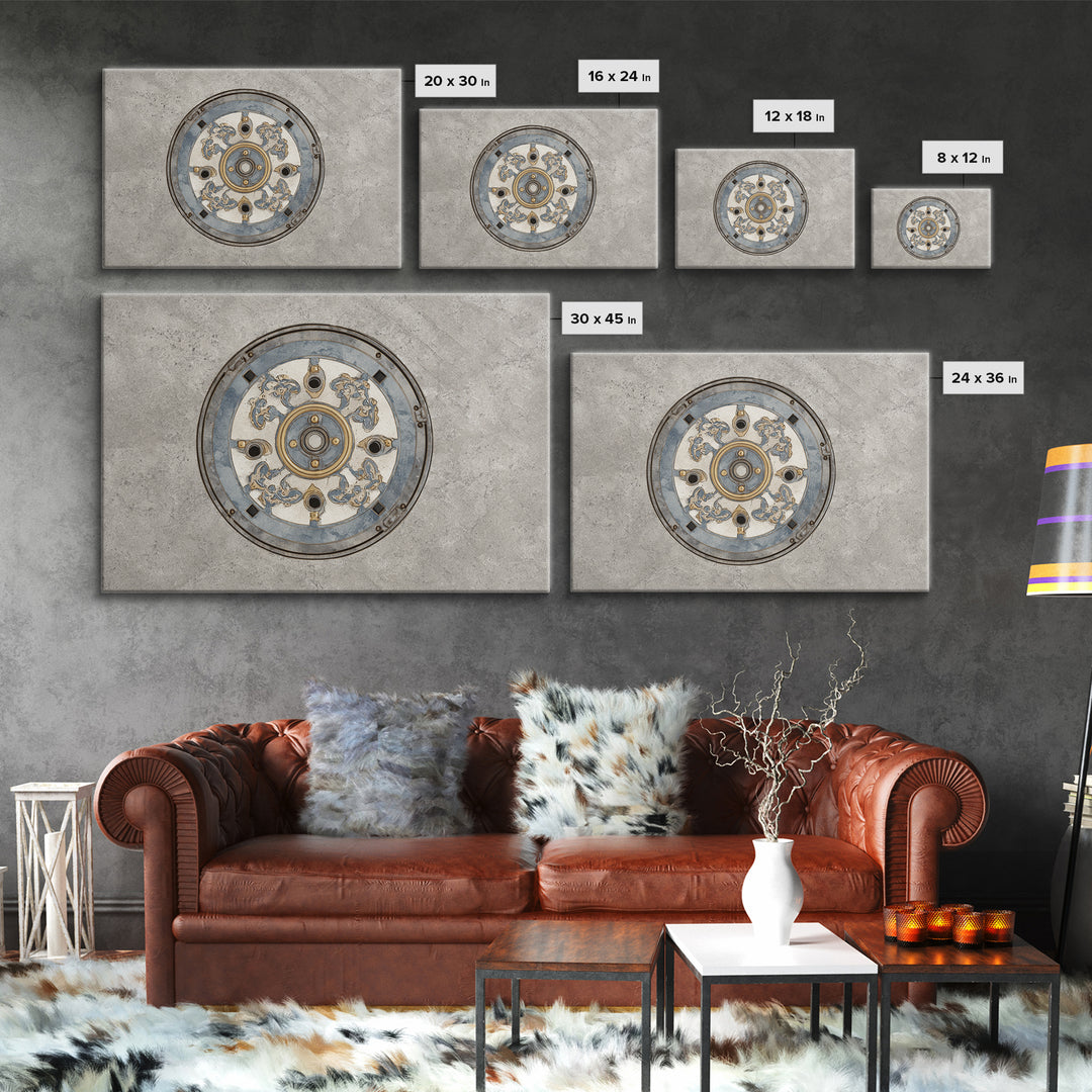 Open Manhole Steam Canvas Print, Urban Art, Modern Art, Living Room Decor, Urban, Gay Art, Gallery Decor, Neutral Decor, URB-3x2-21