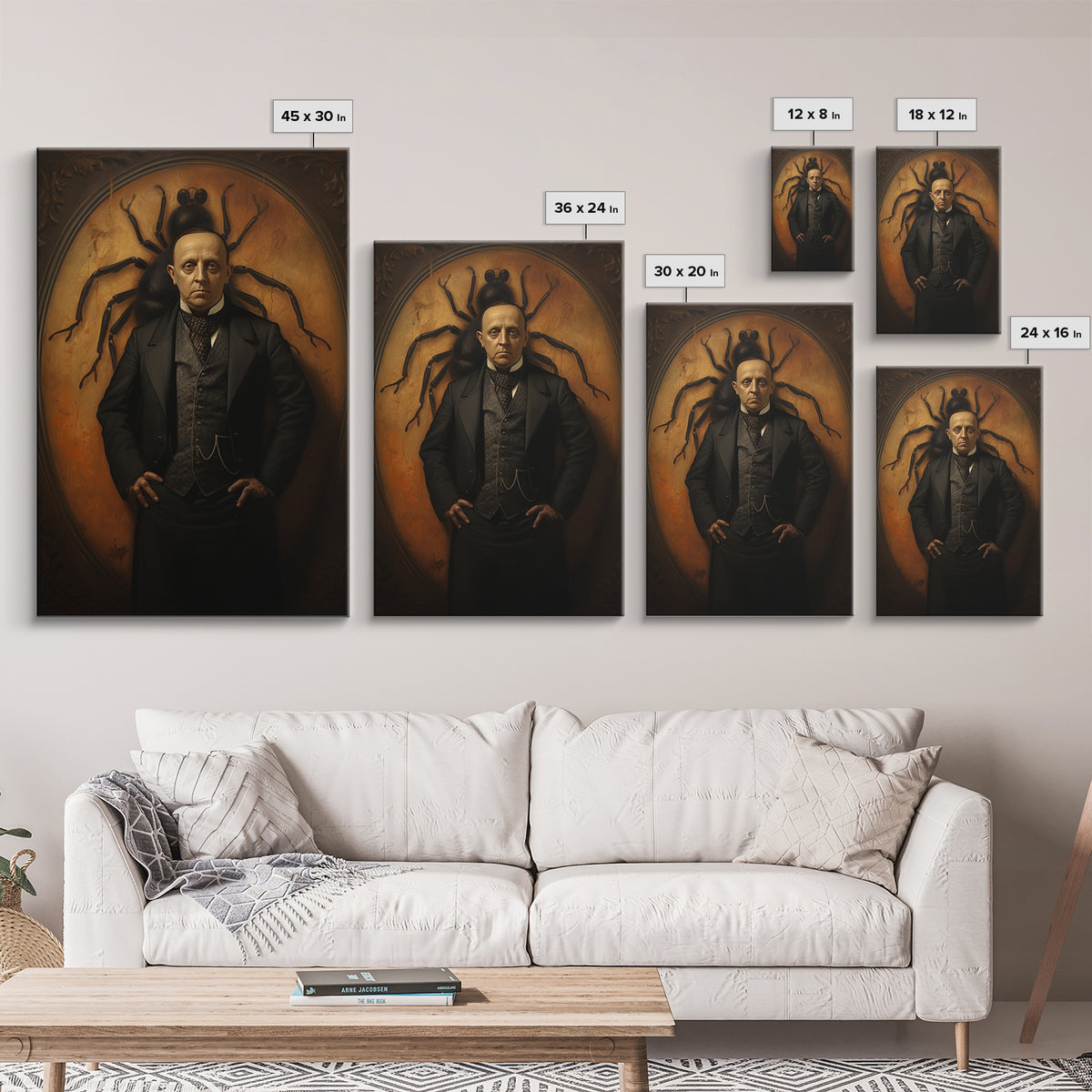 Beetle Inventor, Victorian Animal Portrait, Halloween Art, Gothic Whimsy Decor, Anthropomorphic Costume Art