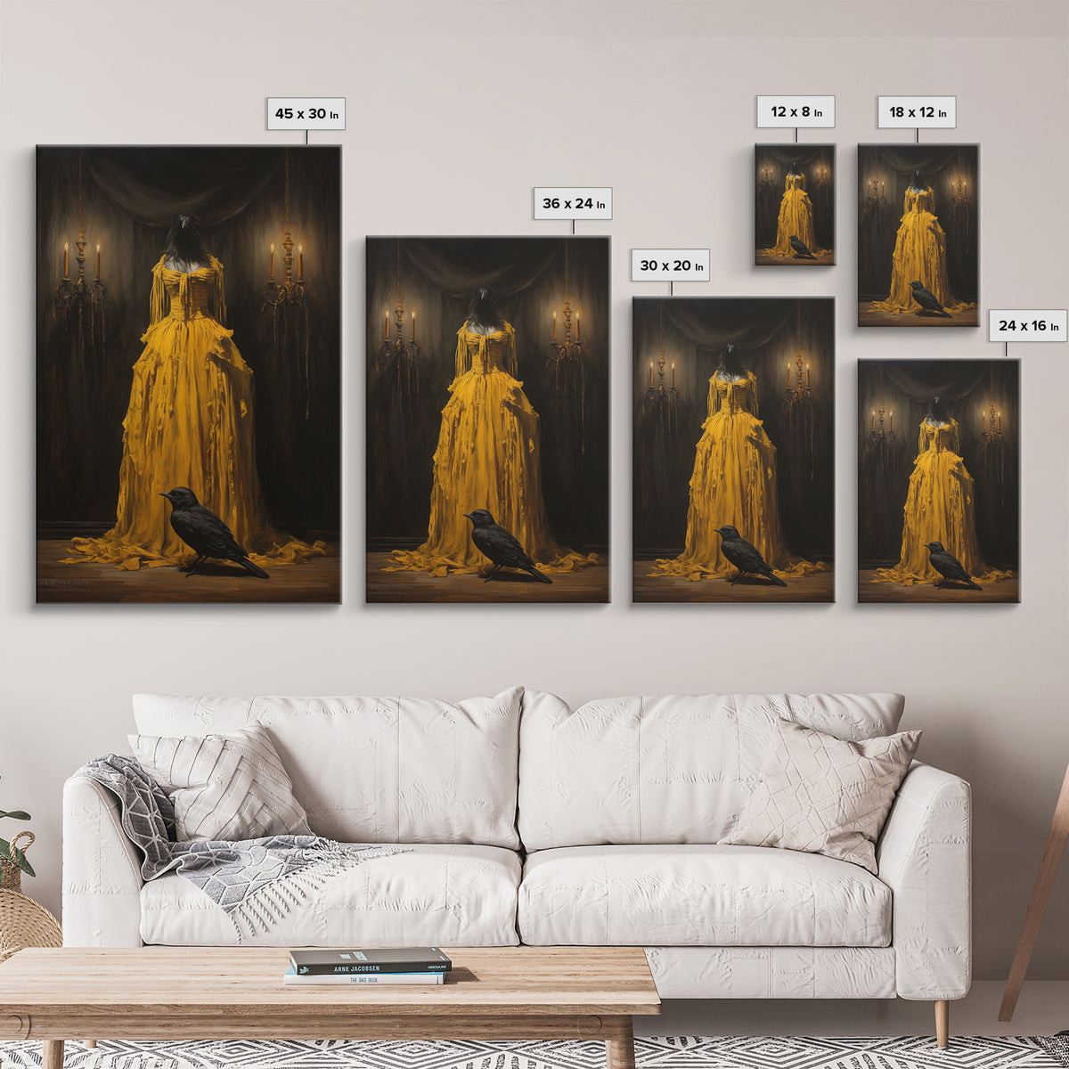 Canary Opera Singer, Victorian Animal Portrait, Halloween Art, Gothic Whimsy Decor, Anthropomorphic Costume Art