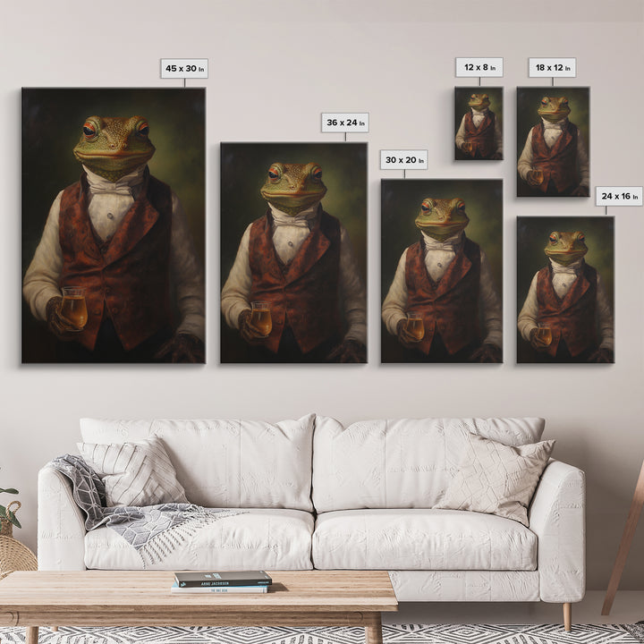 Newt Alchemist, Victorian Animal Portrait, Halloween Art, Gothic Whimsy Decor, Anthropomorphic Costume Art