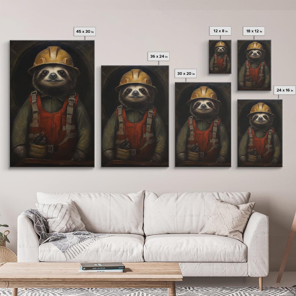 Beaver Engineer, Victorian Animal Portrait, Halloween Art, Gothic Whimsy Decor, Anthropomorphic Costume Art