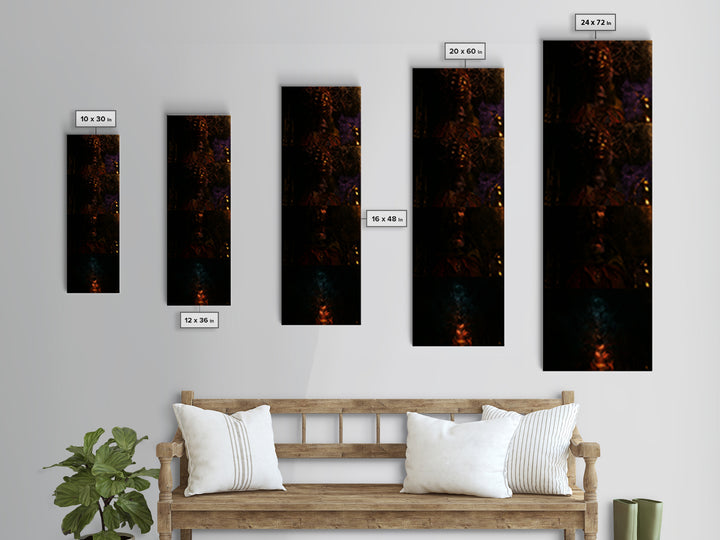 The Mask Of The Crawling God, Macabre Victorian Decor, Tall Narrow Wall Art, Framed Canvas Print, Gothic Wall Decor, Halloween Portrait Art