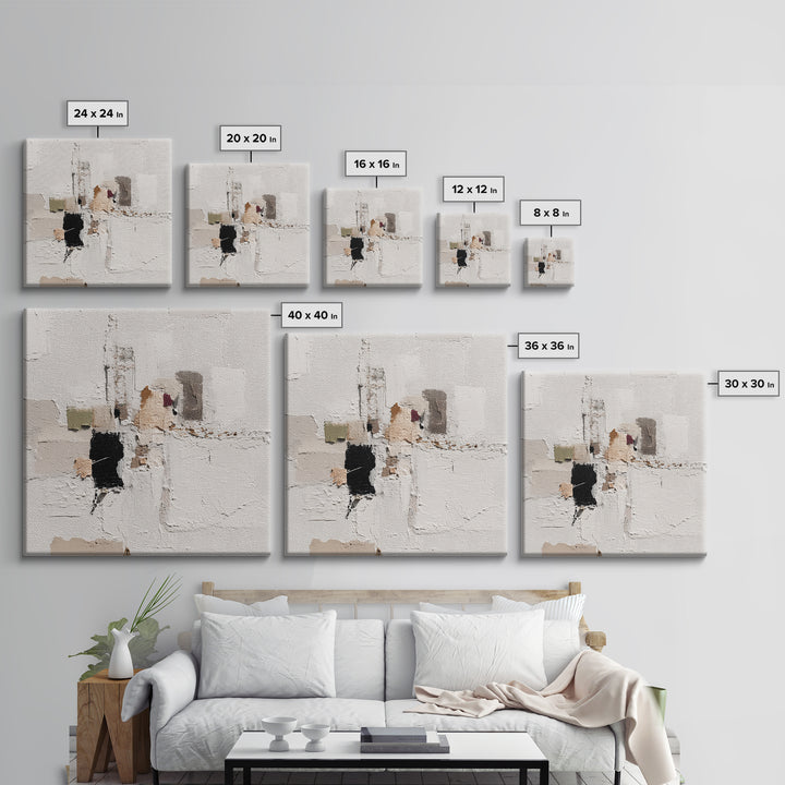 Minimal Line Portrait Canvas Print, Wall Art, Living Room Decor, Oil Painting, Minimalist Decor, Contemporary Art, WAL-1x1-54