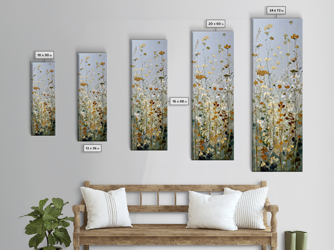 Art Deco Gold Fan Pattern Framed Canvas Print, Wall Art, Canvas Wall Art, Living Room Decor, Fine Art, Statement Artwork, WAL-1x3-80