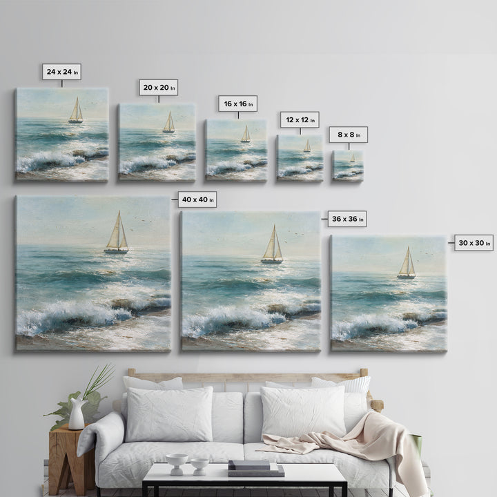 Honeymoon Coastal Sunset Framed Canvas Print, Wedding Art, Custom Wedding, Living Room Decor, Fine Art, Romance, Boho Decor, WED-1x1-65