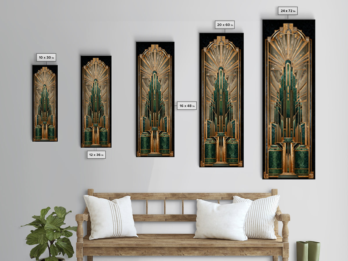 Champagne Coupe Tower Canvas Print, Wedding Art, Personalized Art, Living Room Decor, Watercolor Art, Romance, WED-1x3-9