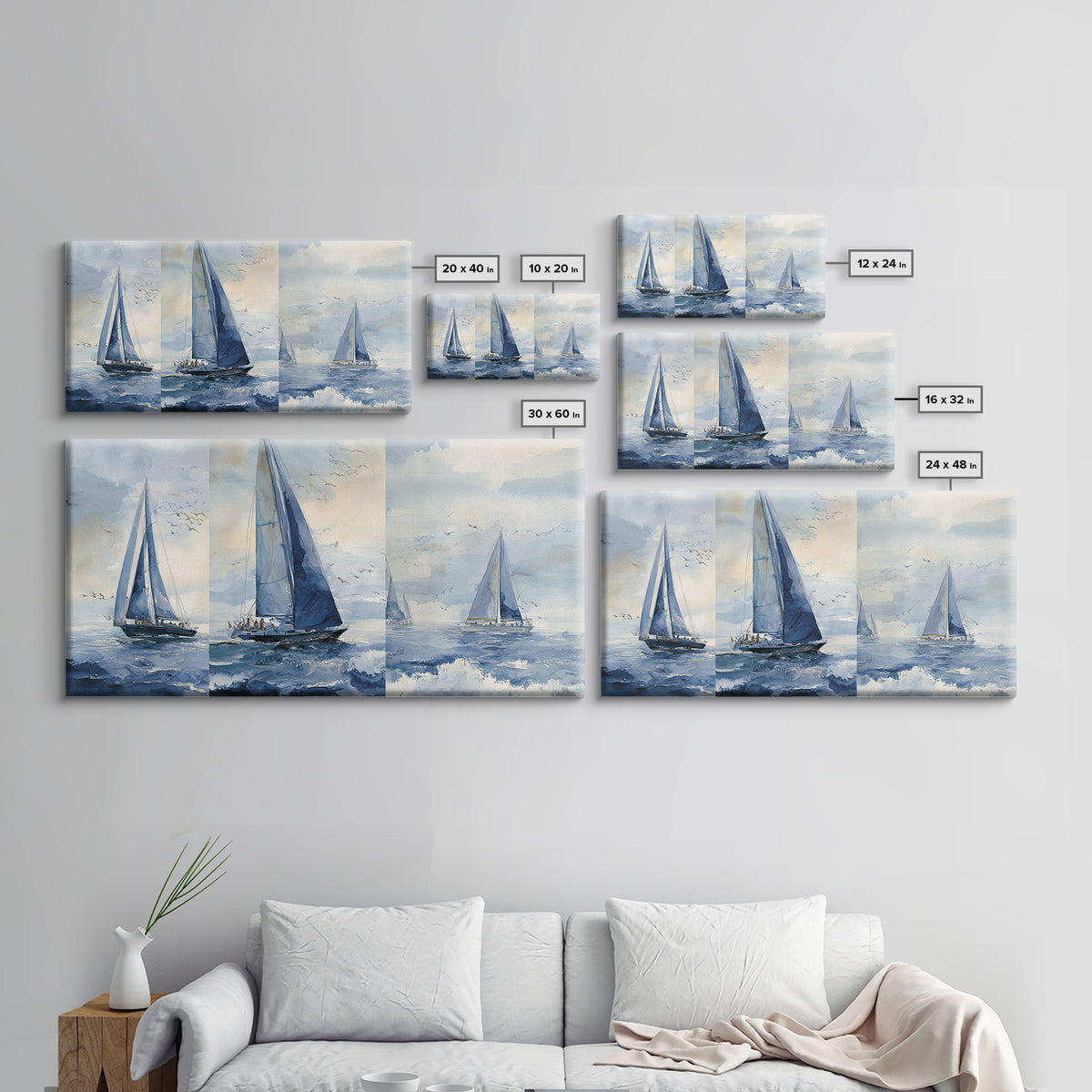 Honeymoon Coastal Sunset Framed Canvas Print, Wedding Art, Statement Artwork, Living Room Decor, Romance, Custom Portrait, WED-2x1-13