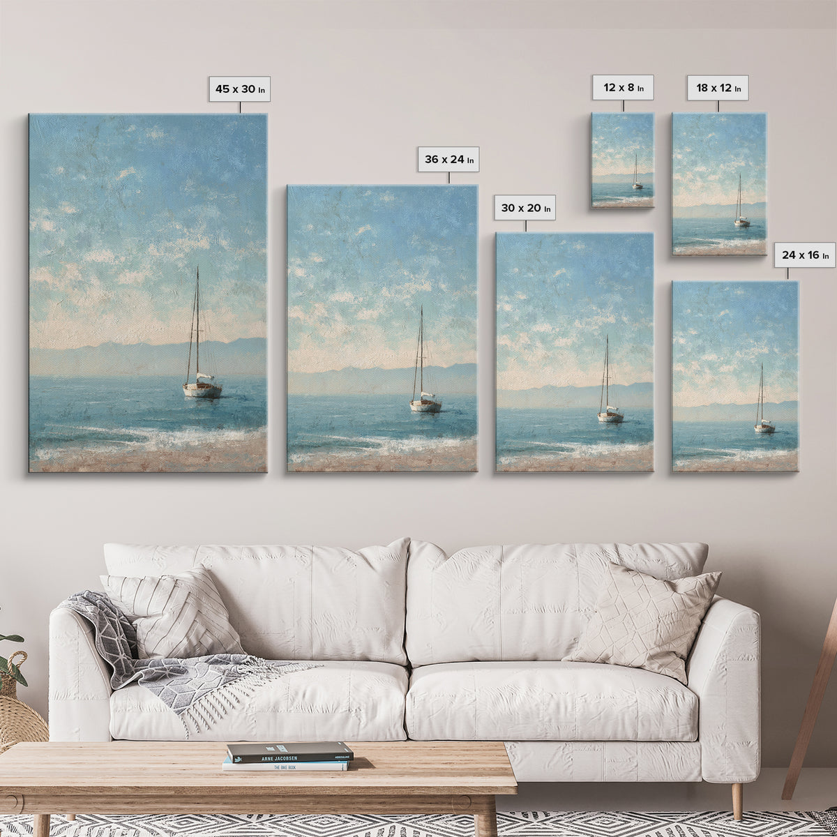 Honeymoon Coastal Sunset Framed Canvas Print, Wedding Art, Boho Decor, Living Room Decor, Fine Art, Romance, Art Print, WED-2x3-25