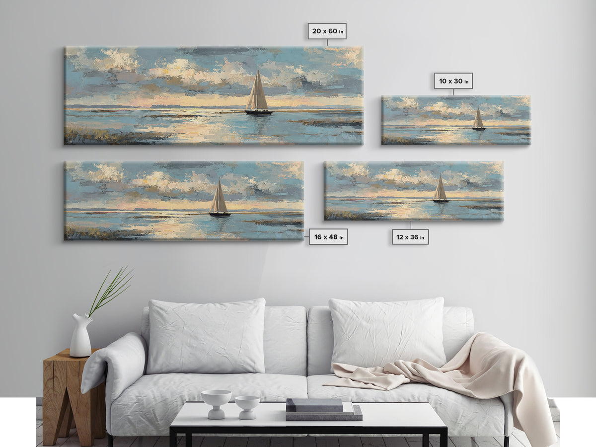 Honeymoon Coastal Sunset Canvas Print, Wedding Art, Framed Art, Living Room Decor, Fine Art, Romance, Bride and Groom, WED-3x1-33