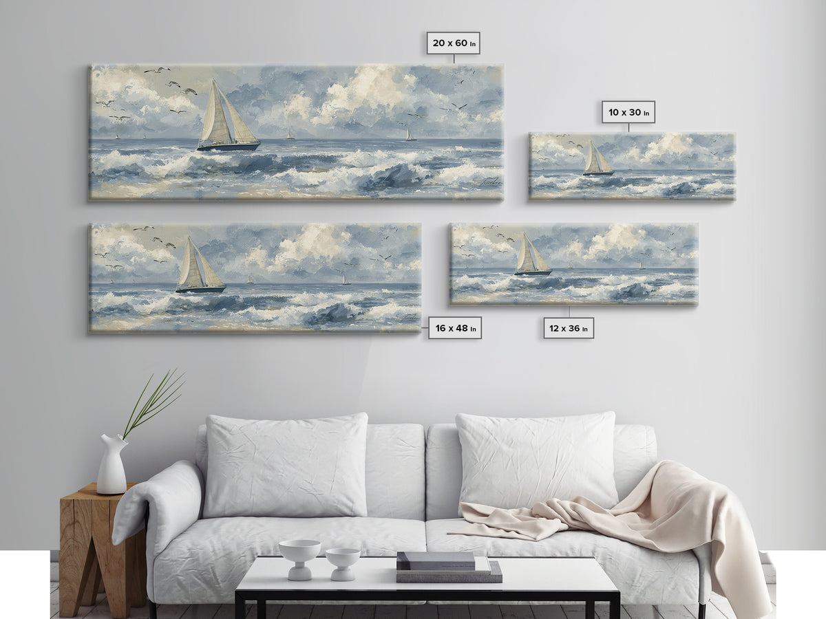 Honeymoon Coastal Sunset Framed Canvas Print, Wedding Art, Wedding Table Decor, Living Room Decor, Fine Art, Romance, WED-3x1-57