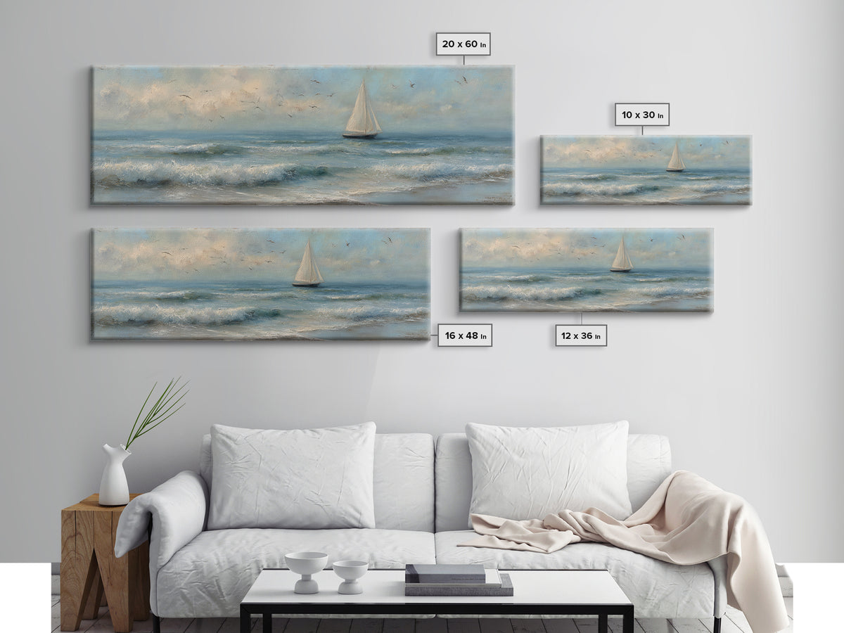 Honeymoon Coastal Sunset Framed Canvas Print, Wedding Art, Wedding Dress, Living Room Decor, Fine Art, Romance, Jewish Art, WED-3x1-9