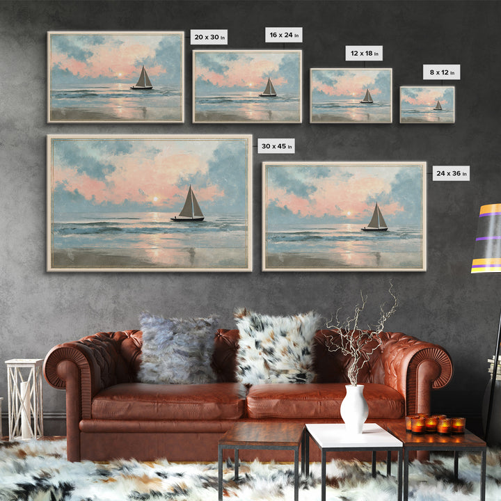 Honeymoon Coastal Sunset Canvas Print, Wedding Art, Printable Art, Living Room Decor, Fine Art, Romance, Beach Wedding, WED-3x2-21
