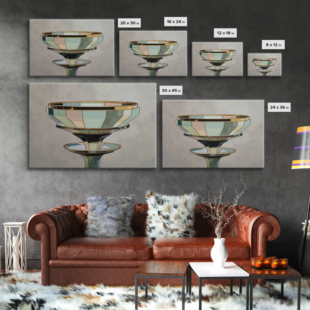 Champagne Coupe Tower Canvas Print, Wedding Art, Wedding Decoration, Living Room Decor, Fine Art, Romance, Wedding Poster, WED-3x2-73