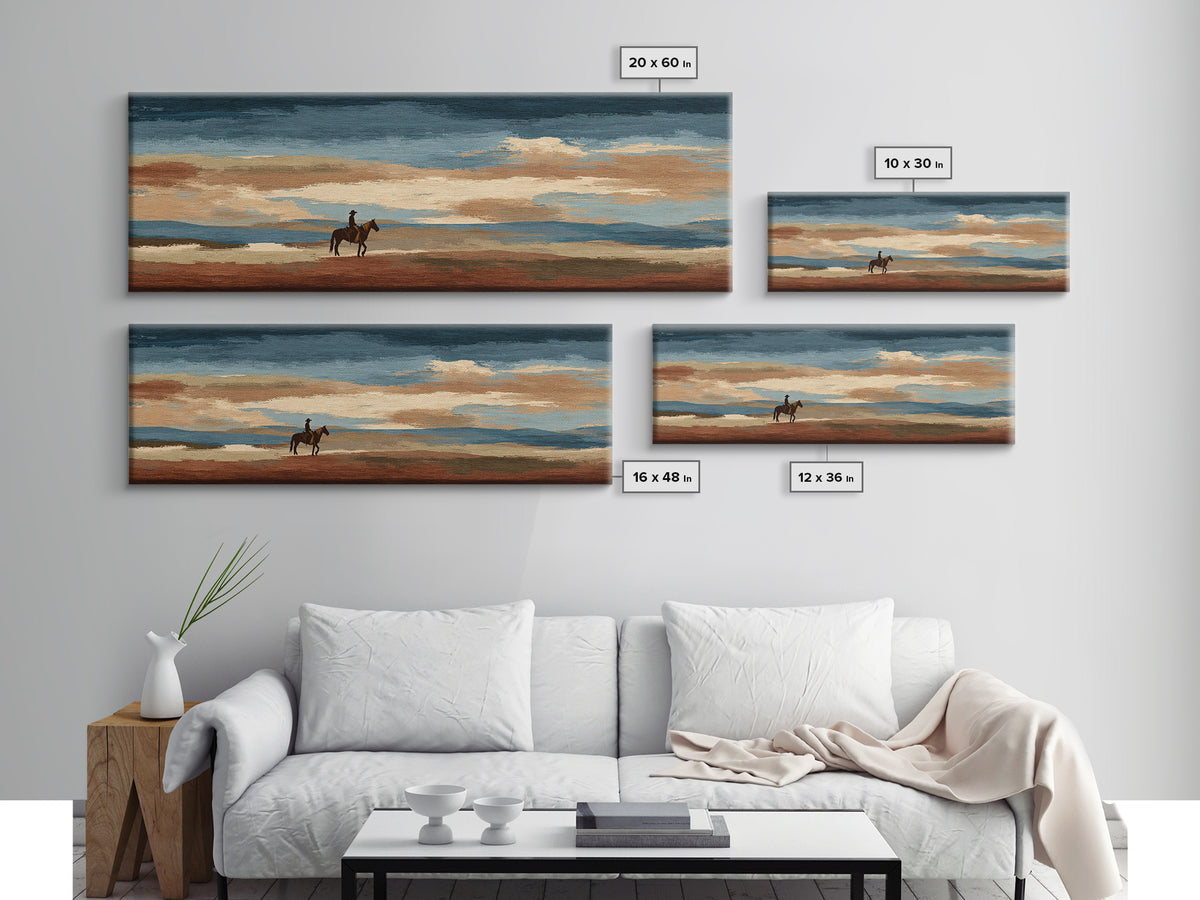 Southwestern Blanket Pattern Framed Canvas Print, Western Art, Western Wall Decor, Southwestern Decor, Fine Art, Frontier, WES-3x1-81