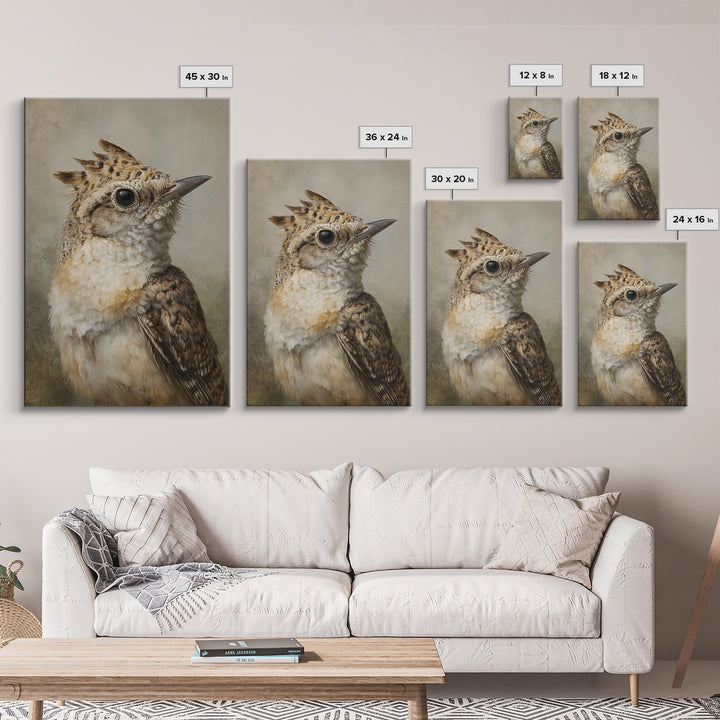 Bird Delivering a Tiny Love Letter Canvas Print, Whimsical Art, Wall Decor, Living Room Decor, Fine Art, Wonder, Printable Art, WHI-2x3-31